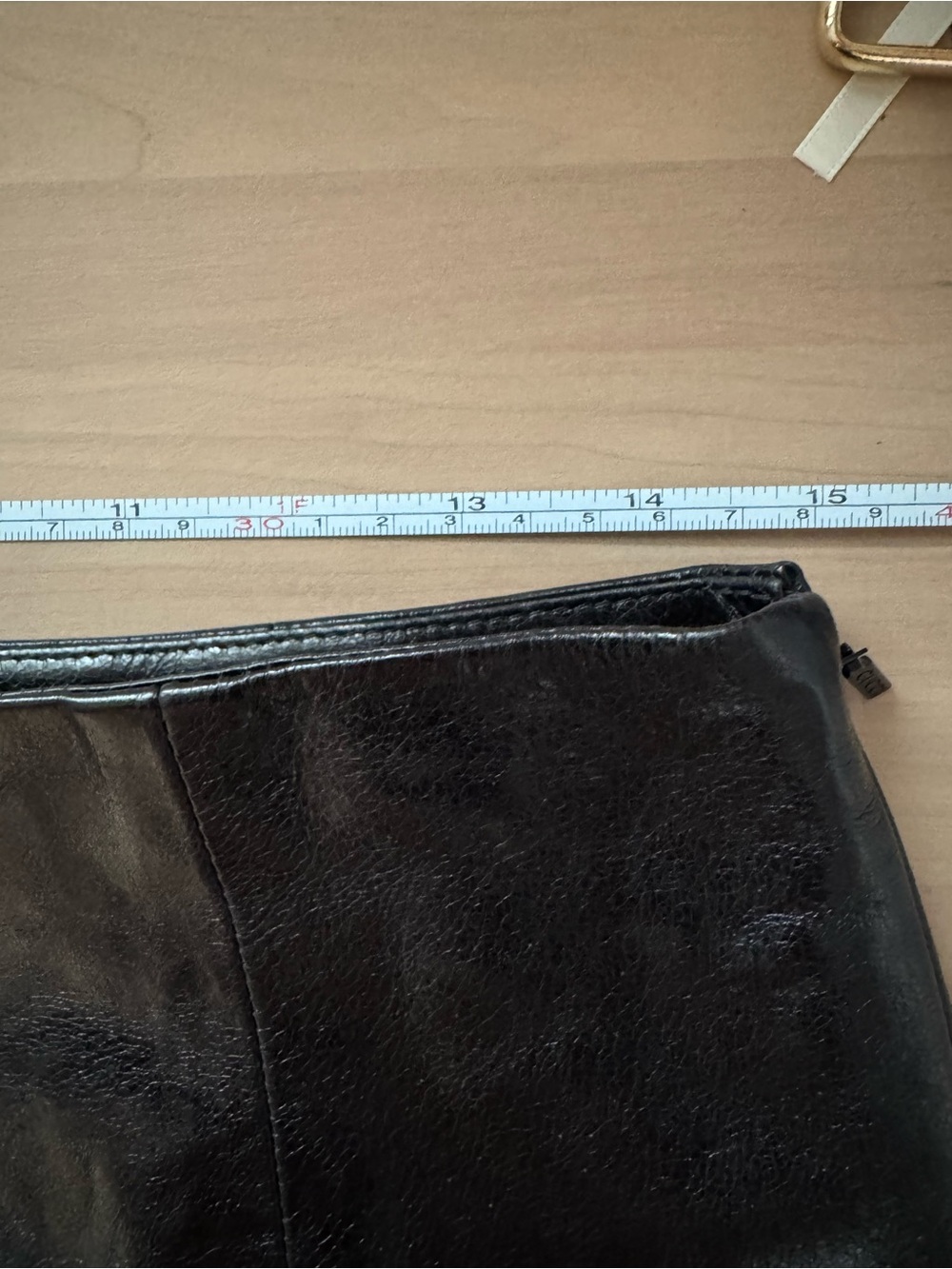 Gucci Black Leather Midi Skirt - Picture 4 of 7